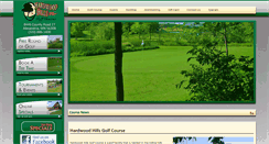 Desktop Screenshot of hardwoodhillsgolf.com